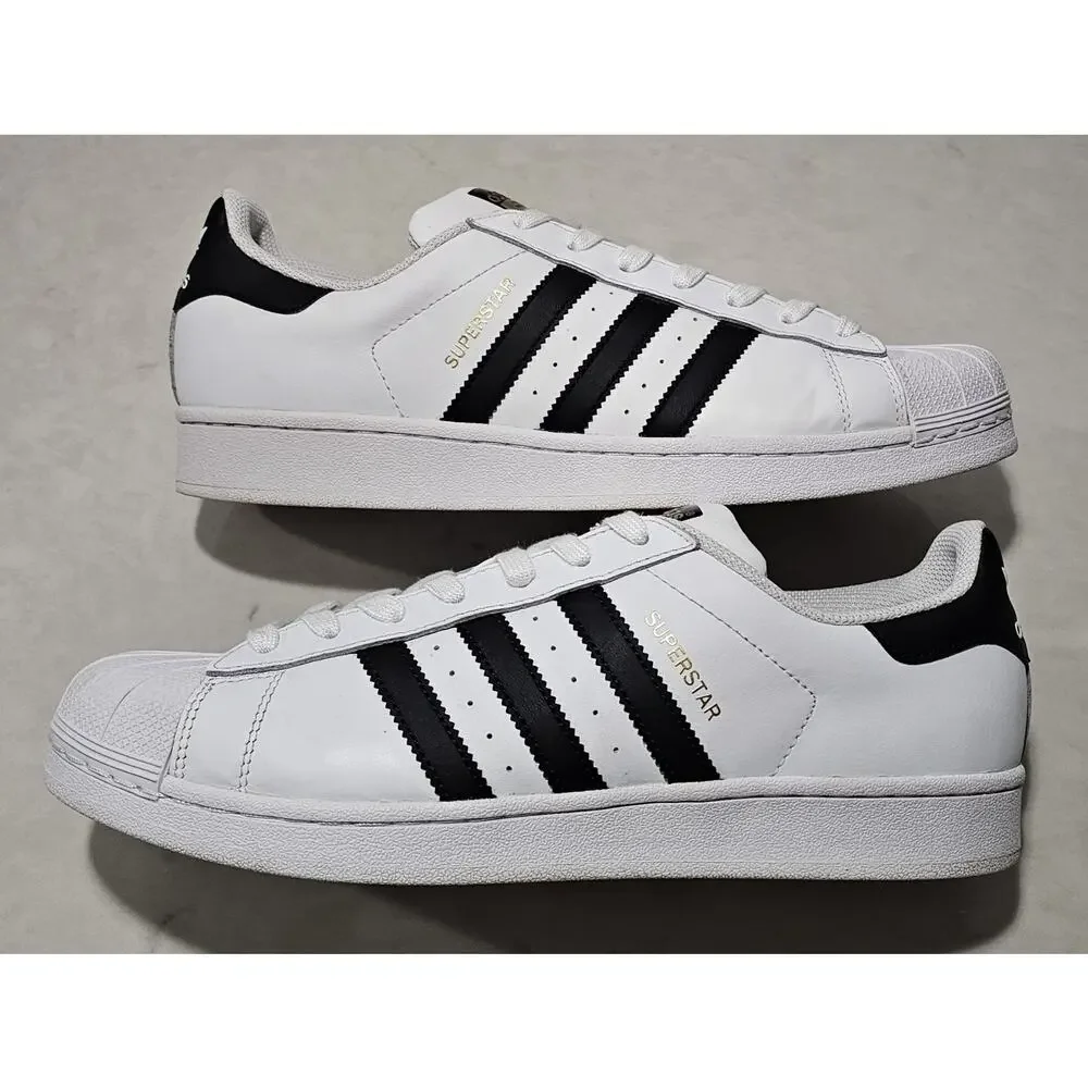 Adidas Superstar White Black C77153 Men's Size 11 Classic Shell Toe